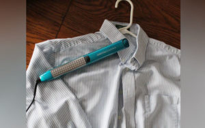 Iron Your Shirt Collars with a Hair Straightener