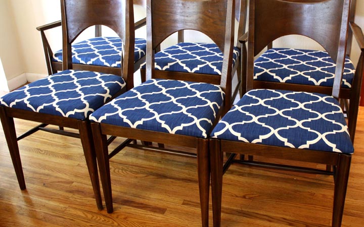 Reupholstered Dining Chairs