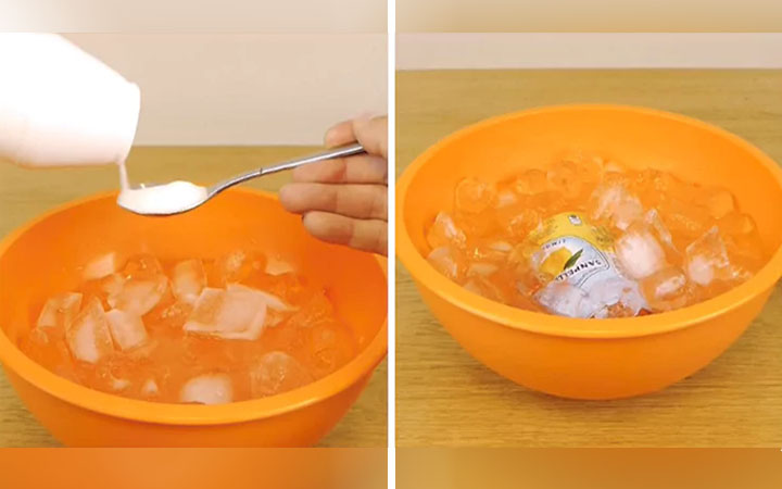 To Chill Your Drinks In Only 2 Minutes