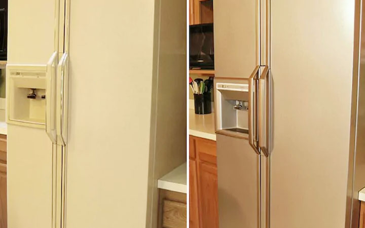 Upgrade Your Fridge with Stainless Steel Paint