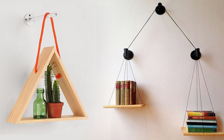 10 Creative, Simple Shelves that Will Brighten Your Home
