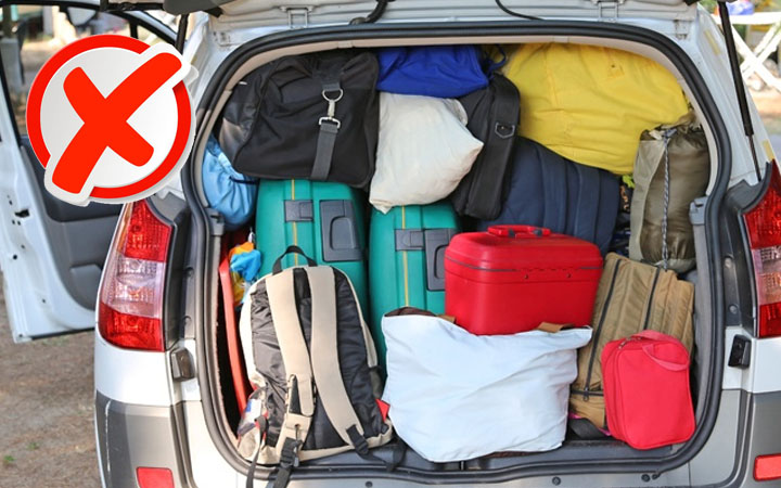 Avoid Overloading Your Car With Too Many Stuff