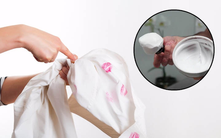 Use Shaving Cream To Get Rid Of Makeup Stains