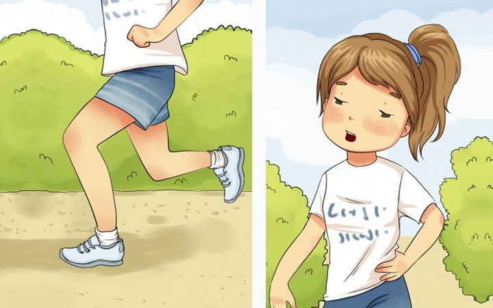 When You Have A Cramp In The Right Side Of Your Body While Running, Exhale When You Step On Your Left Foot