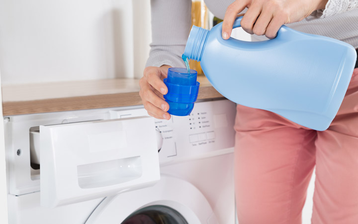 Never add detergent on your clothes directly